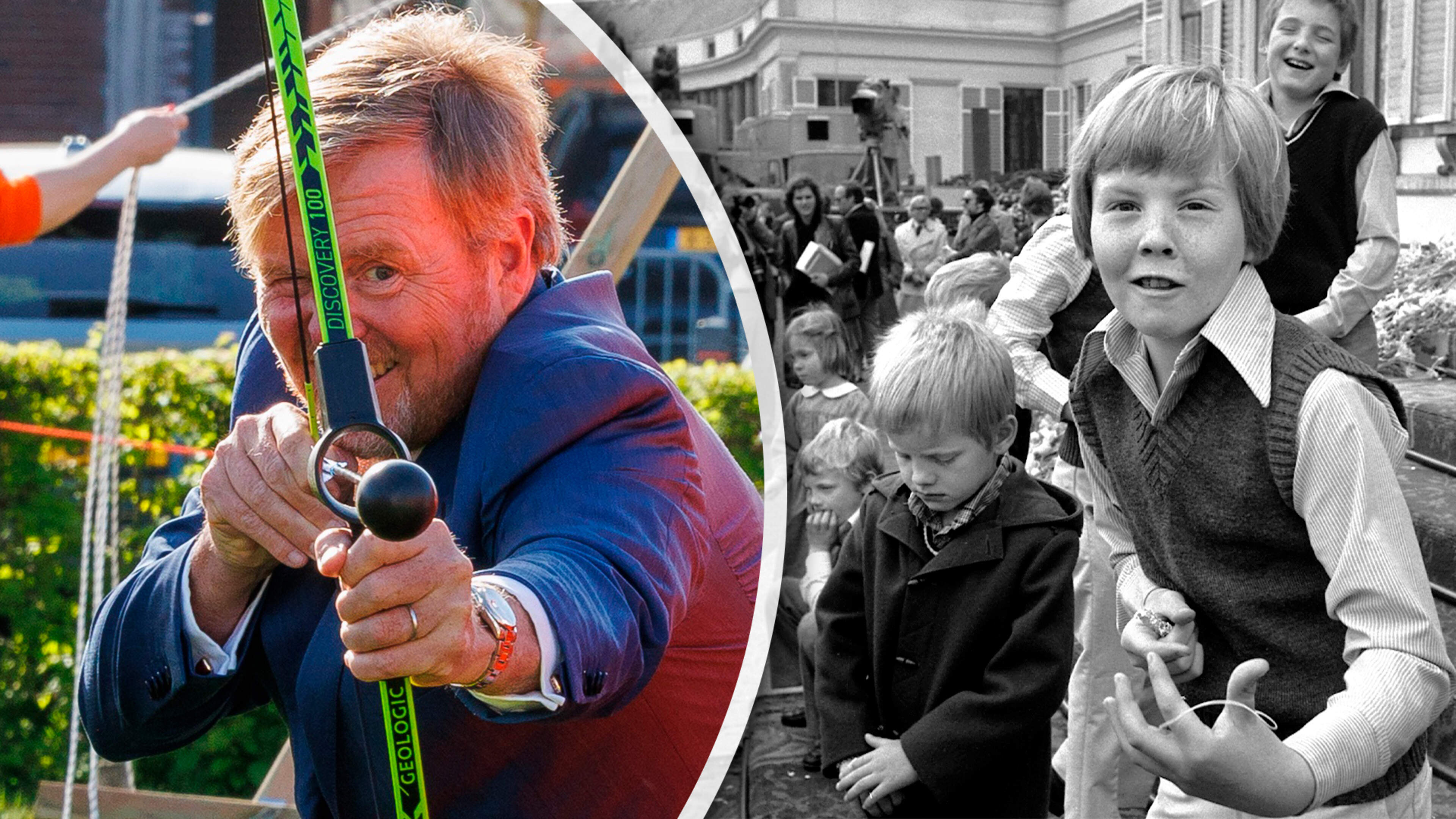 Koning schiet weer raak: opvallende gelijkenis met oude foto van Willem-Alexander